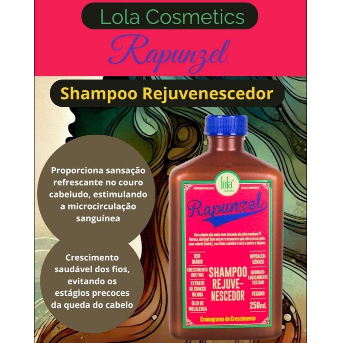 Shampoo para el cabello Lola Cosmetics Rapunzel Rejuvenecedor de uso diario en Cartago Valle del Cauca Colombia. Compra en onlineshoppingcenterg.